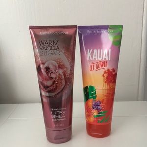 Bath and body works body creams